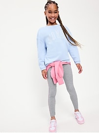 Image number 3 showing, Rainbow Trim Leggings for Girls