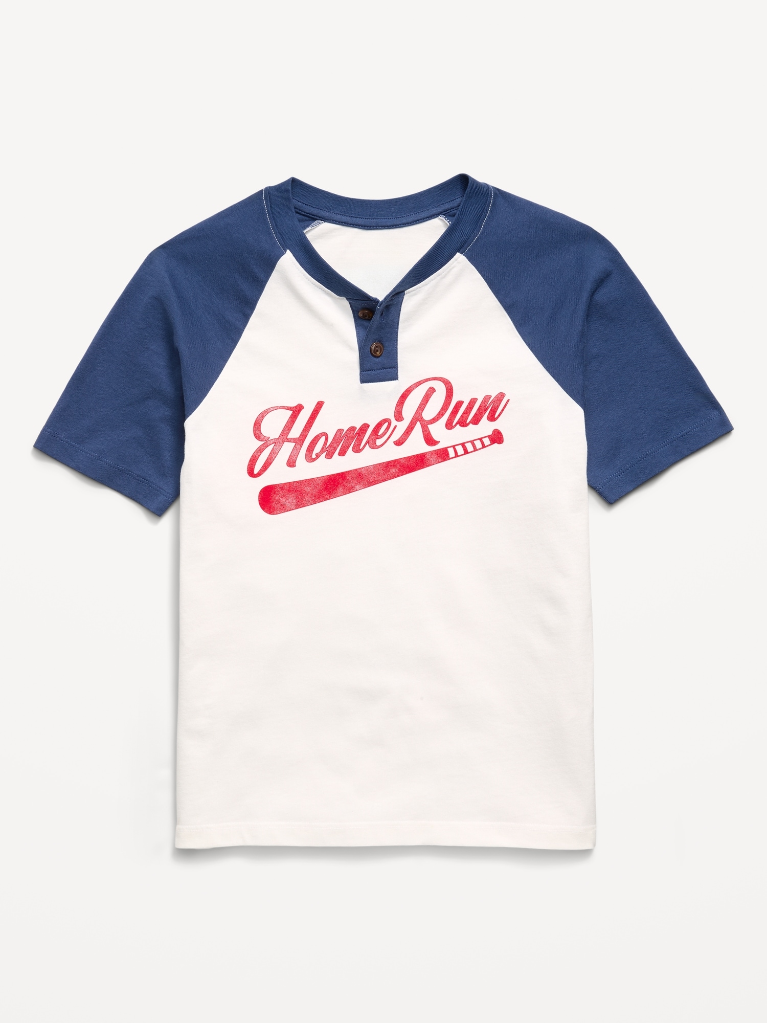 Softest Short-Sleeve Graphic Henley T-Shirt for Boys