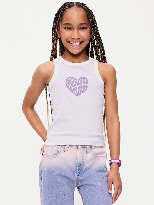 Image number 1 showing, Fitted Tank Top for Girls