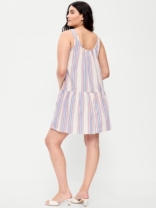 Image number 7 showing, Sleeveless Scoop-Neck Mini Swing Dress