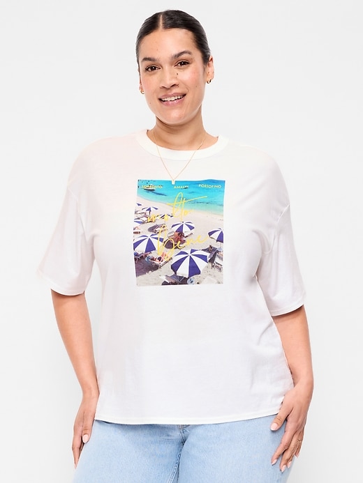 Image number 7 showing, Short-Sleeve Loose Graphic T-Shirt