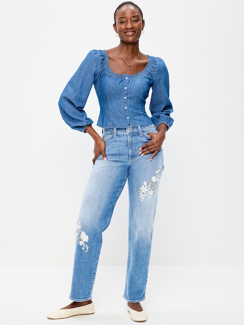 Curvy High-Waisted OG Loose Jeans
