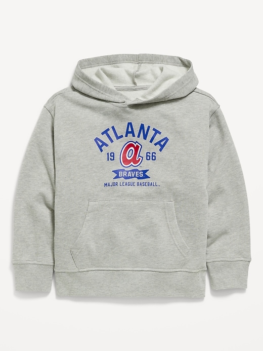 Image number 1 showing, Atlanta Braves Gender-Neutral Pullover Hoodie for Kids