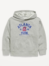 Image number 1 showing, Atlanta Braves Gender-Neutral Pullover Hoodie for Kids