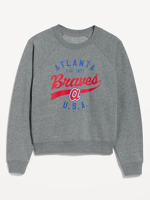 Image number 2 showing, Atlanta Braves Raglan Sweatshirt for Women