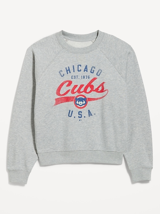 Image number 2 showing, Chicago Cubs Raglan Sweatshirt for Women