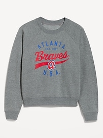 Image number 2 showing, Atlanta Braves Raglan Sweatshirt for Women