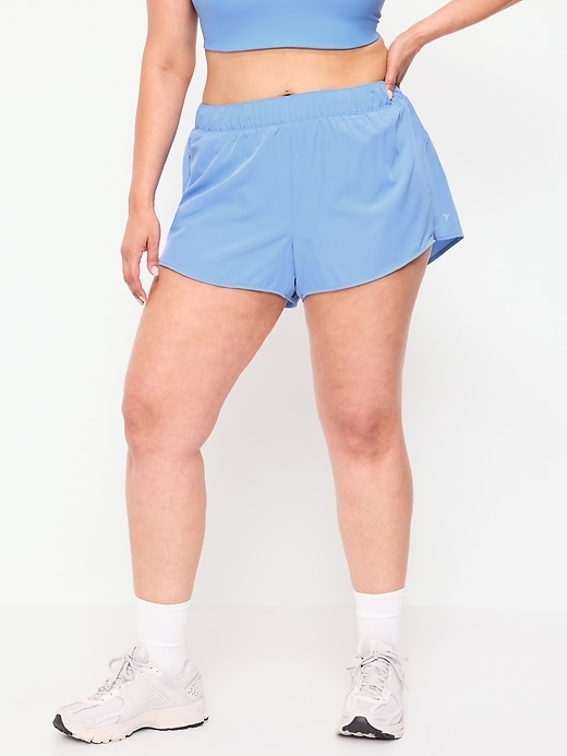 Image number 6 showing, Mid-Rise StretchTech Run Shorts -- 3-inch inseam