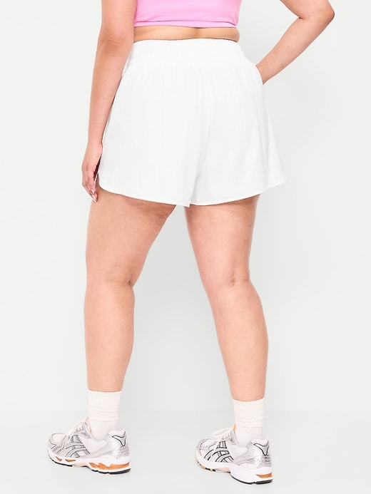 Image number 3 showing, Extra High-Waisted Crinkle Run Shorts -- 3-inch inseam
