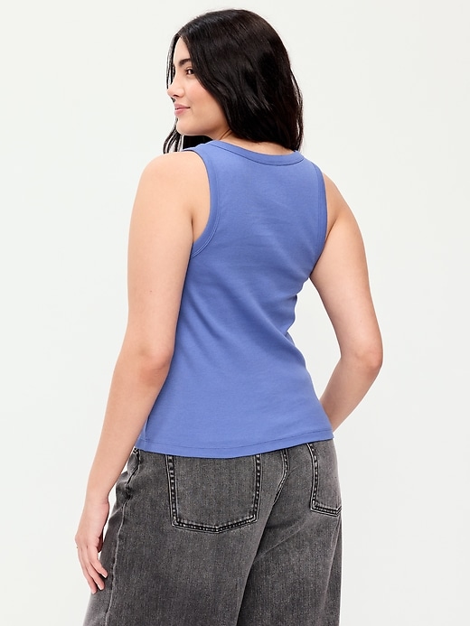 Image number 7 showing, Lace-Up Tank Top