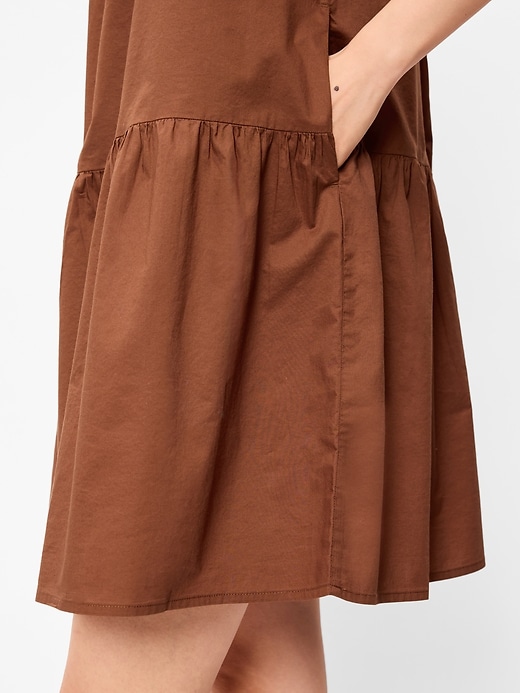 Image number 5 showing, Drop-Waist Swing Mini Dress