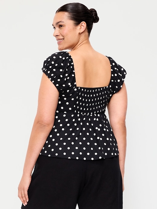 Image number 8 showing, Fitted Cap-Sleeve Top