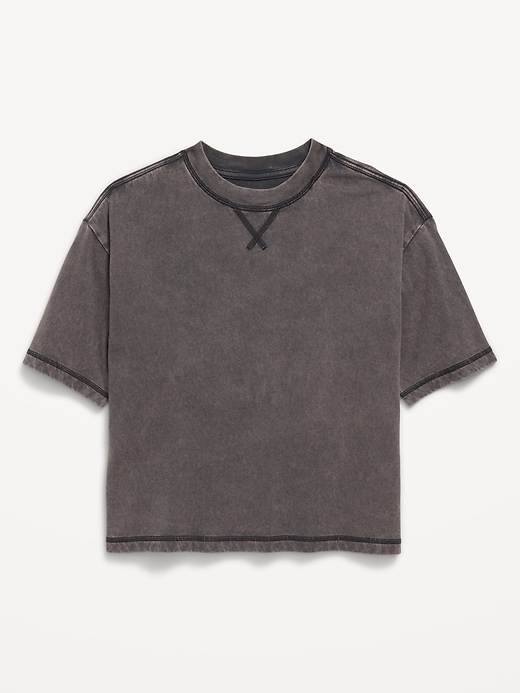 Image number 2 showing, Oversized Short-Sleeve Boxy T-Shirt for Boys