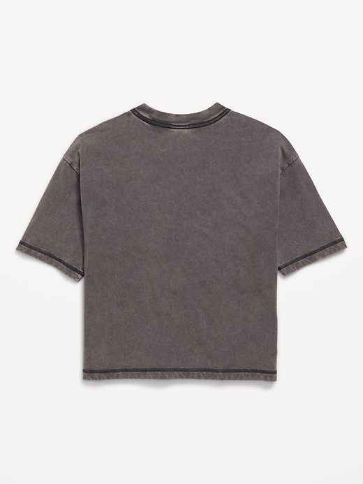 Image number 3 showing, Oversized Short-Sleeve Boxy T-Shirt for Boys