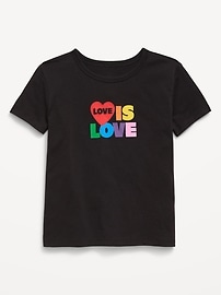 Image number 1 showing, Short-Sleeve Graphic T-Shirt for Girls