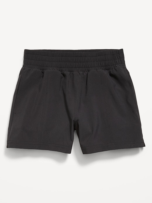 Image number 4 showing, High-Waisted StretchTech Performance Shorts for Girls