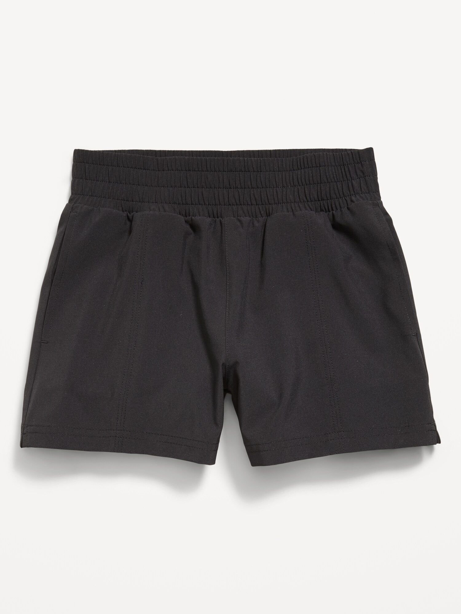 Шорты Old Navy High-Waisted StretchTech Performance Shorts для девочек, цвет: Чёрный — фото 4