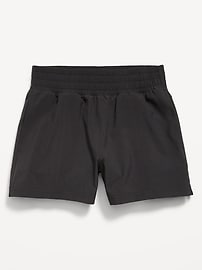 Image number 4 showing, High-Waisted StretchTech Performance Shorts for Girls