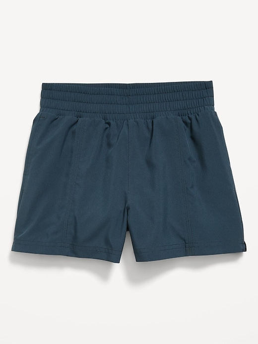 Image number 4 showing, High-Waisted StretchTech Performance Shorts for Girls