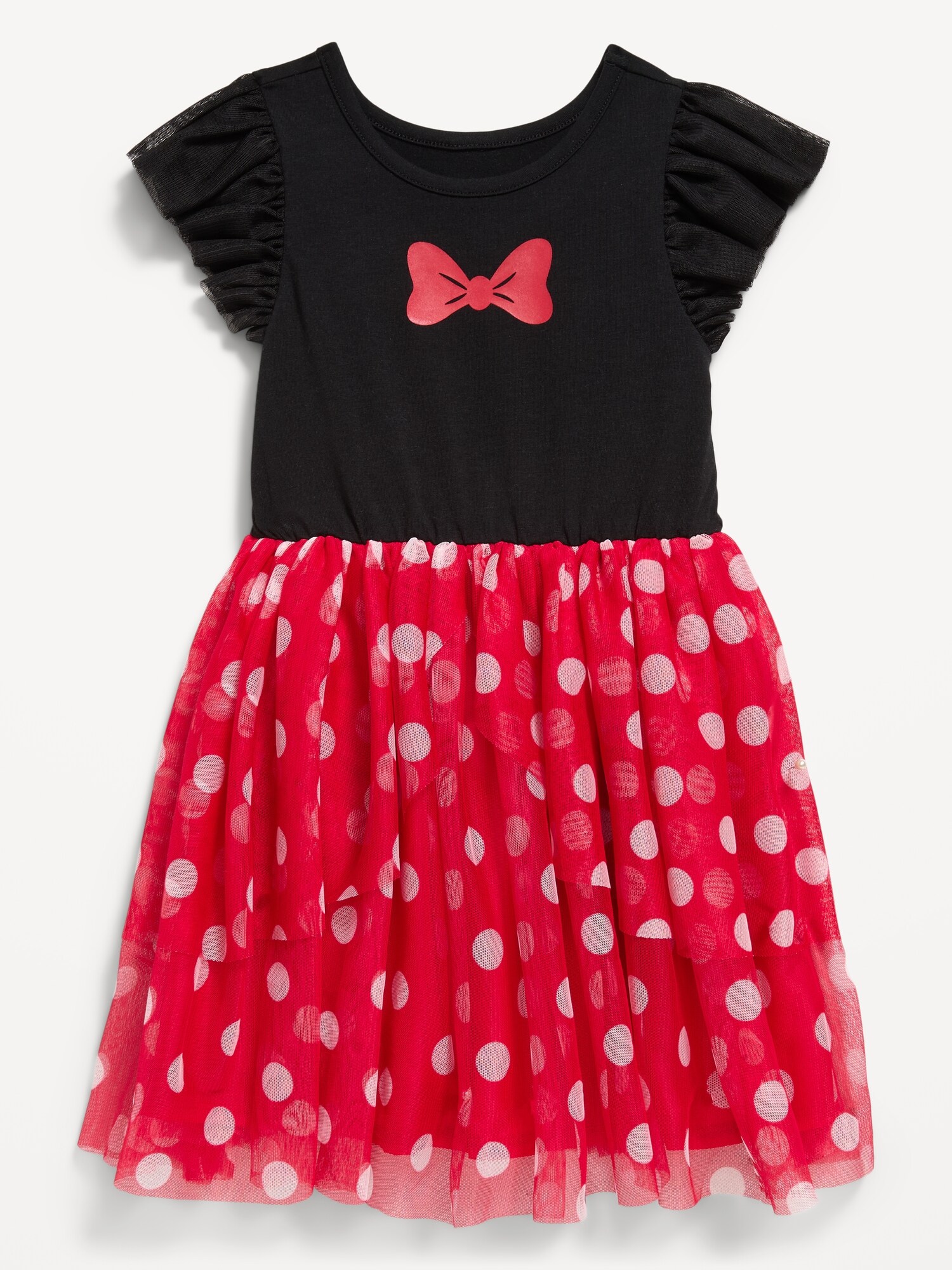 Детское платье-пачка Old Navy Disney с короткими рукавами для девочек-малышей, цвет: Minnie Mouse — фото 2