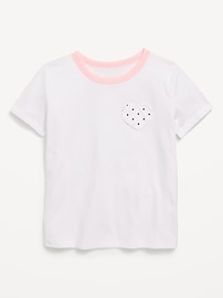Image number 1 showing, Softest Short-Sleeve Pocket T-Shirt for Girls