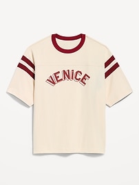 Image number 1 showing, Heavyweight Short-Sleeve Football-Style T-Shirt