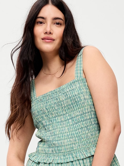 Image number 3 showing, Fit & Flare Smocked-Bodice Midi Dress