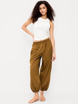 Lightweight Pull-On Parachute Sleep Pants - image 3