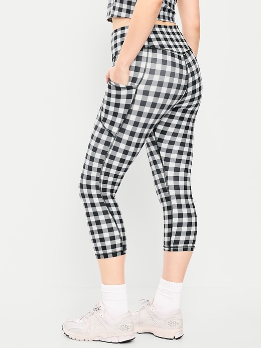 Image number 6 showing, High-Waisted PowerSoft Crop Pocket Leggings