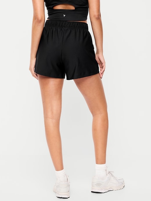 Image number 2 showing, High-Waisted PowerSoft Shorts -- 3.5-inch inseam