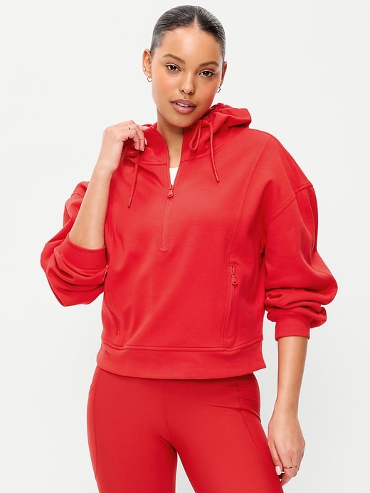 Dynamic Fleece Half-Zip Hoodie Sweatshirt