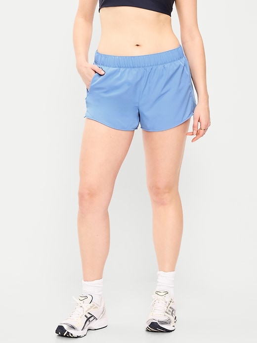 Image number 4 showing, Mid-Rise StretchTech Run Shorts -- 3-inch inseam