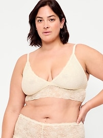 Image number 7 showing, Lace Longline Bralette