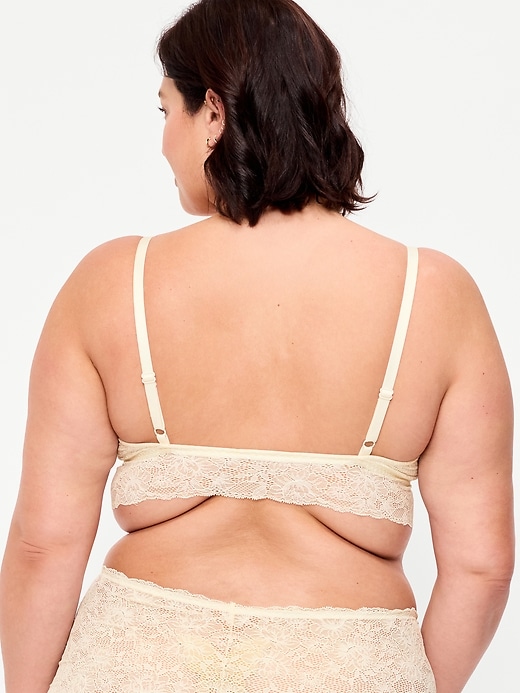 Image number 8 showing, Lace Longline Bralette