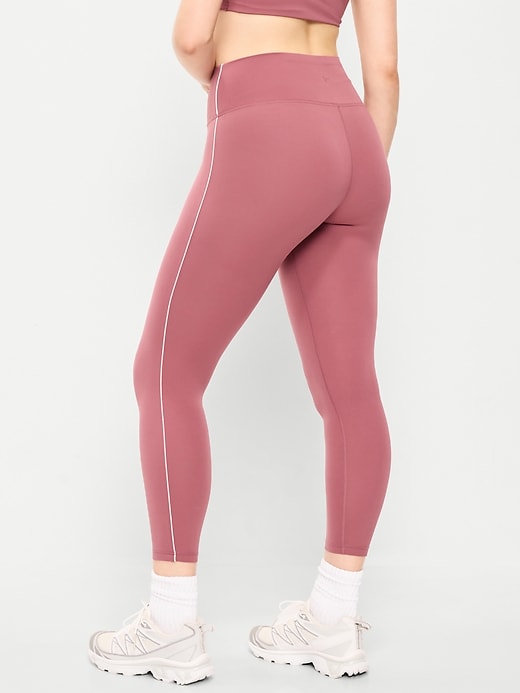 Image number 6 showing, High-Waisted StudioSmooth 7/8 Side-Striped Leggings