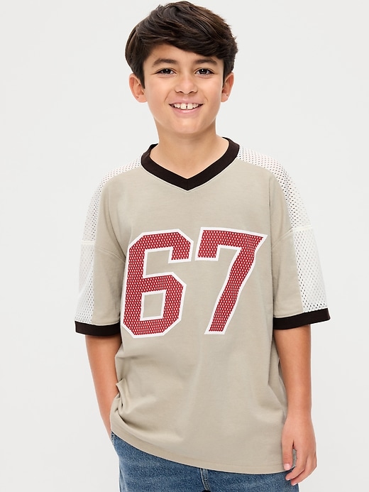 Oversized Short-Sleeve Graphic T-Shirt for Boys from Old Navy - $8.49