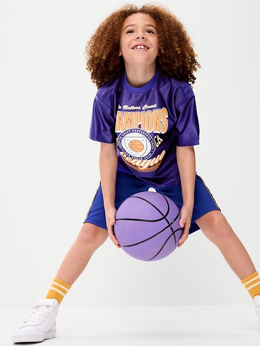 Image number 3 showing, Oversized Graphic Jersey T-Shirt for Boys