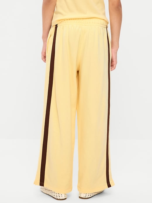 Image number 2 showing, Baggy French-Terry Straight-Leg Retro Sweatpants for Girls