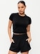 Seamless Textured Cropped T-Shirt - image 2