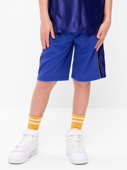 Image number 3 showing, Below Knee Baggy Mesh Basketball Shorts for Boys
