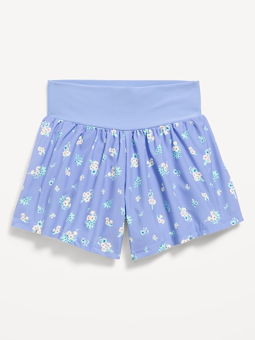 Image number 4 showing, High-Waisted StretchTech Performance Shorts for Girls