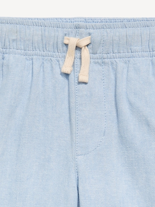 Image number 5 showing, Knee Length Linen-Blend Dock Shorts for Boys