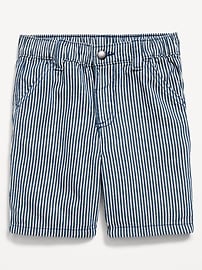 Image number 1 showing, Baggy Striped Carpenter Jean Shorts for Toddler Boys