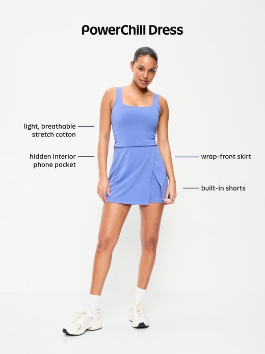 Image number 6 showing, PowerChill Scoop-Back Athletic Dress