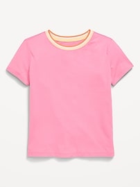 Image number 1 showing, Softest Short-Sleeve T-Shirt for Girls