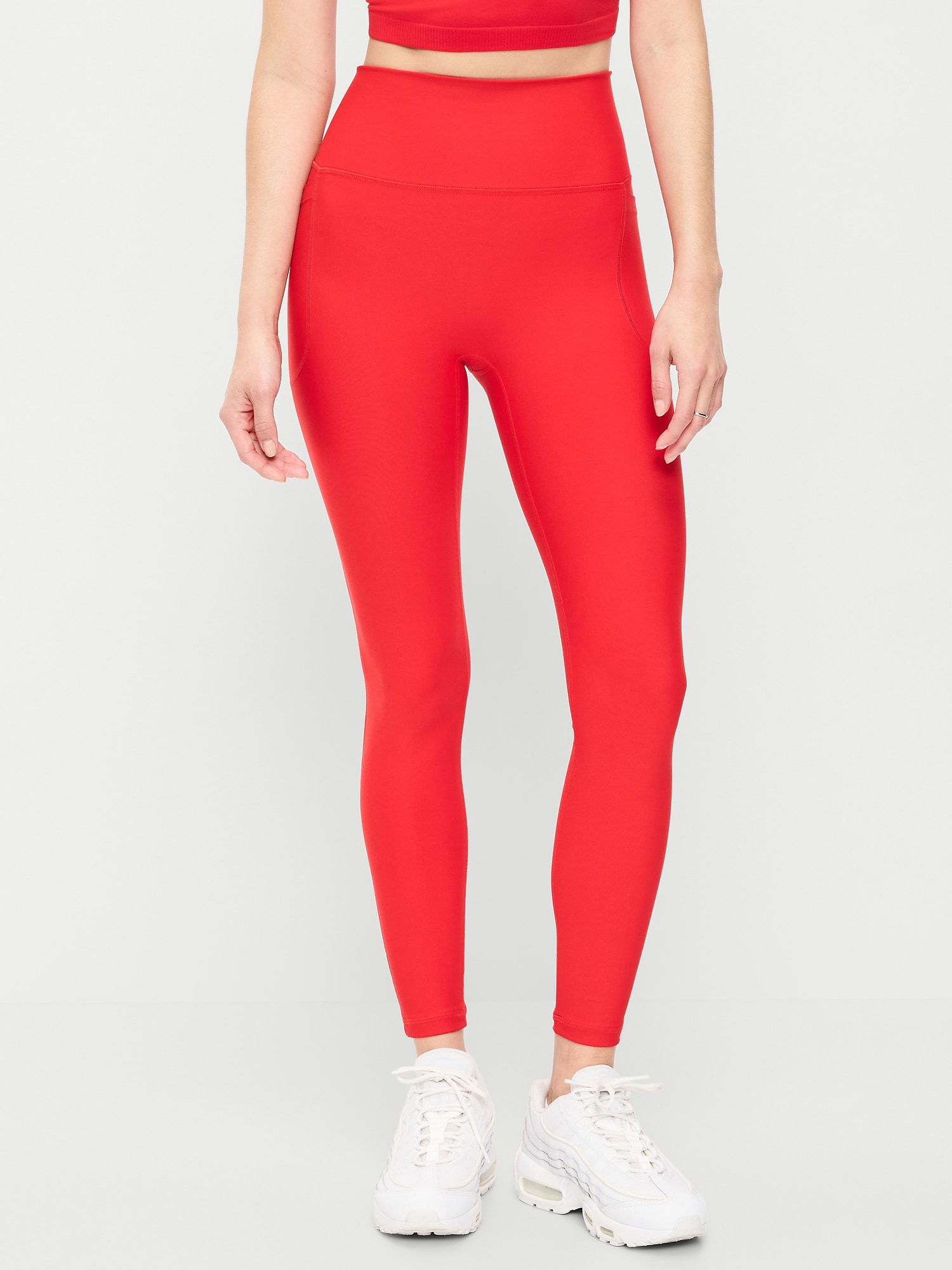 Image number 1 showing, Extra-High Waisted PowerSoft Boundless 7/8 Pocket Leggings – No Front Seam