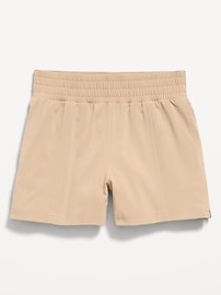 Image number 4 showing, High-Waisted StretchTech Performance Shorts for Girls