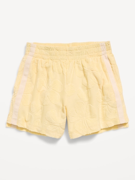 Image number 2 showing, High-Waisted Textured Terry Shorts for Girls
