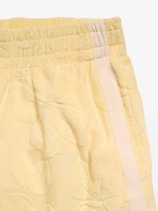 Image number 3 showing, High-Waisted Textured Terry Shorts for Girls