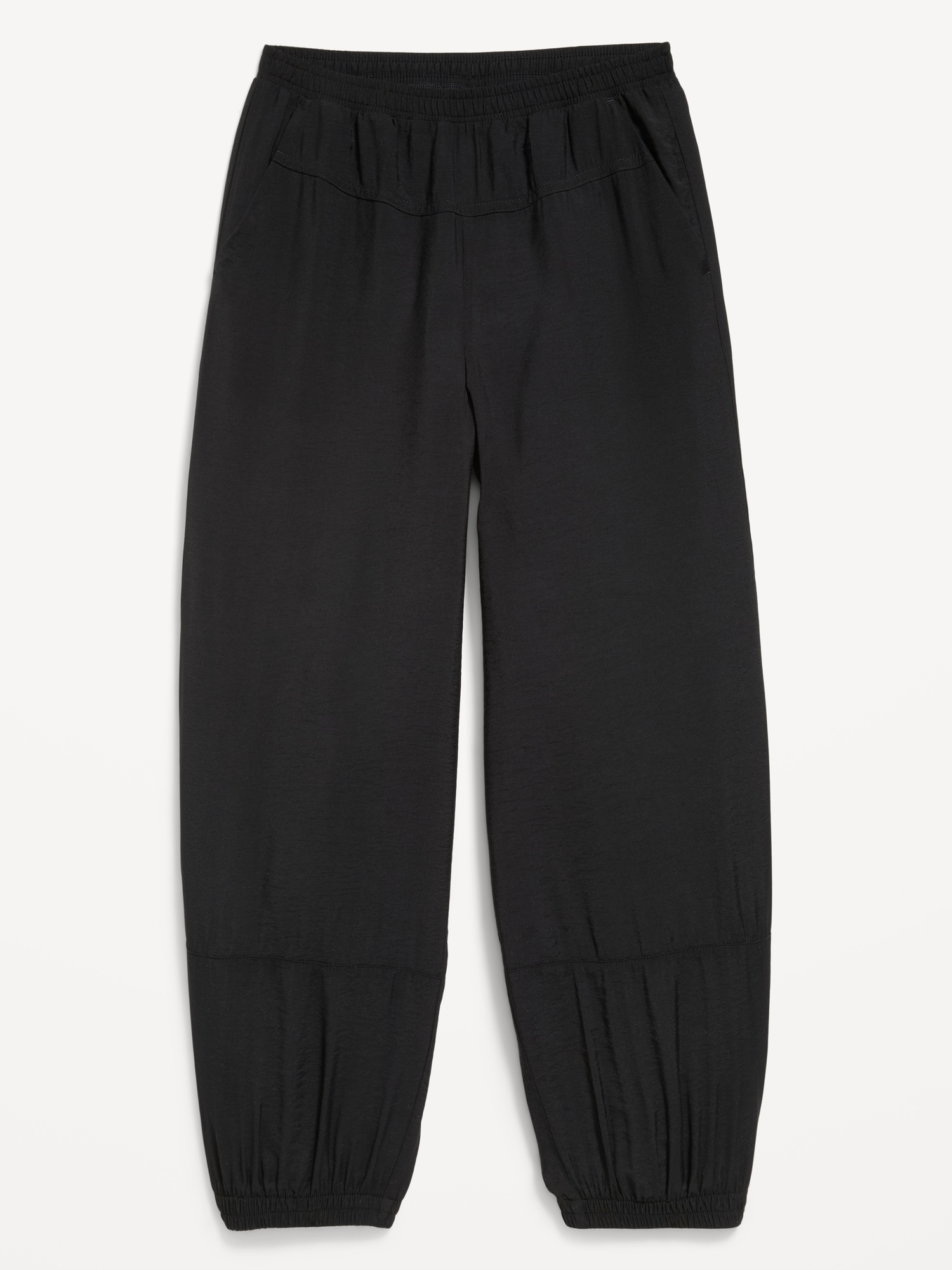 High-Waisted Crinkle Harem Pants for Girls